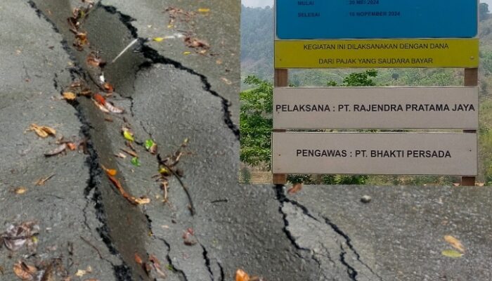 Proyek Jalan dari DAK Bernilai Rp14 Miliar di Jember Ambles, Pelaksana PT Rajendra Pratama Jaya