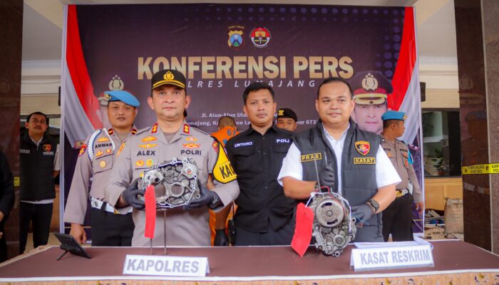 Polisi Lumajang Ungkap Kasus Pencurian Mesin Sepeda Motor