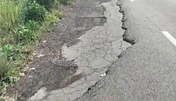 Ruas Jalan Sukosari Cumedak Jember Rusak Membahayakan, Wadul Guse Berminggu-minggu belum Ada Kepastian