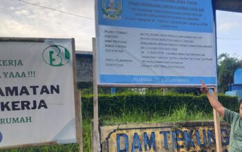 Pemprov Jatim Gelontorkan Miliaran Rupiah untuk Pemeliharaan Jaringan Irigasi DI Tekung di Lumajang