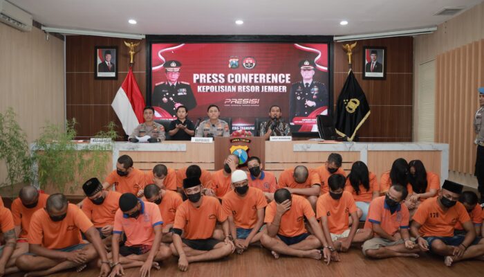Polres Jember Berhasil Ungkap Kasus Narkoba Selama Juni 2025, 19 Kasus dan 27 Tersangka Diamankan
