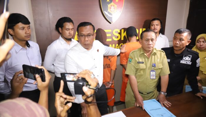 Catut Nama Genderuwo, Dukun Cabul Digelandang Polisi Magetan 
