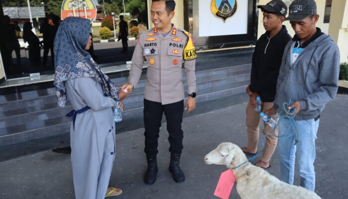 Polres Bondowoso Amankan Tersangka Pencurian Hewan, BB Kambing Dikembalikan ke Pemilik 