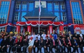 Keluarga Besar Perumda Tirta Kanjuruhan Rayakan HUT RI Ke 80 Tahun 2025 dengan Penuh Semangat 