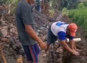 Proyek Saluran Irigasi Pu Pengairan Bayuwangi Ditengarai Ngawor dalam Pengerjaan, Diduga Pondasi Tak Digali