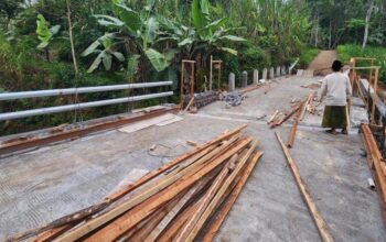 Dorong Perekonomian Masyarakat, DPUBM Malang Bangun Jembatan Gumukmas di Bantur 