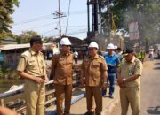 Pastikan Pekerjaan Berjalan Lancar, Pemkot Malang Tinjau Proyek Kontruksi Jembatan Kedung Kandang 