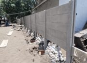 Proyek Pagar Watu Ulo Bernilai Rp1, 4 Miliar Terancam Molor di Jember, Bahan Material Gunakan Semen Murah