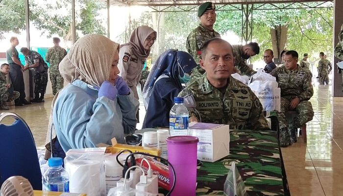 Dukung Ketersediaan Darah, TNI Jember Sumbang 108 Kantong Darah di HUT ke- 62 Brigif 9 Jember