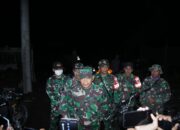 Danramil Pronojiwo Pimpin Patroli Zona Merah Semeru, Pastikan Warga Aman dan Rumah Tetap Terjaga