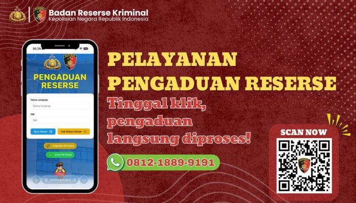 Wakapolri Luncurkan Program Pelayanan Pengaduan Reserse, Layanan WhatsApp di Nomor 0812-1889-9191