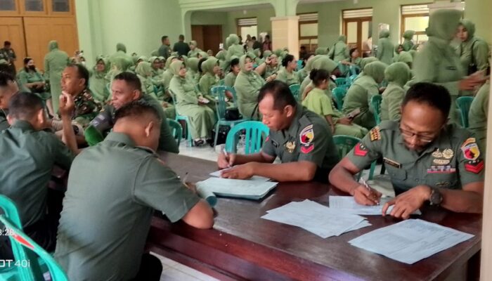 Jelang Ramadan, Kodim 0824 Jember Sumbangkan 102 Kantong Darah untuk PMI 