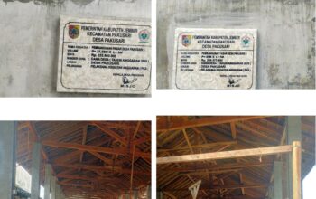 Fantastis, Biaya Bangun 92 Kios Pasar Ukuran 2,5 X 2,5 Meter Hampir Satu Miliar Rupiah di Pakusari Jember