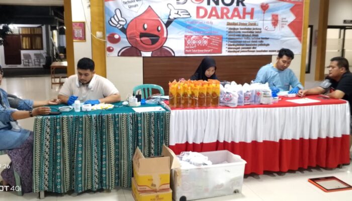 Fantastis, Aksi Kemanusiaan Donor Darah di Kalisat Jember Tembus 81 Kantong Darah 