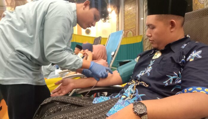 Sambut Idul Fitri 1447 H, Warga Umbulsari Berbagi Kebaikan Lewat Donor Darah