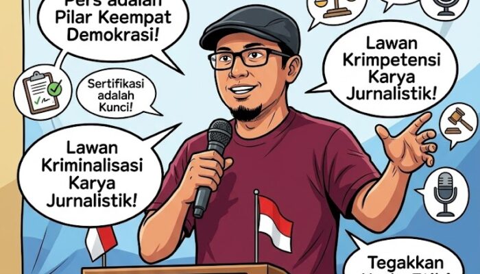 Dedik Sugianto Ketua Wakomindo Sebut UU Pers Bukan Sekadar Selembaran Regulasi, Tapi Nyawa 