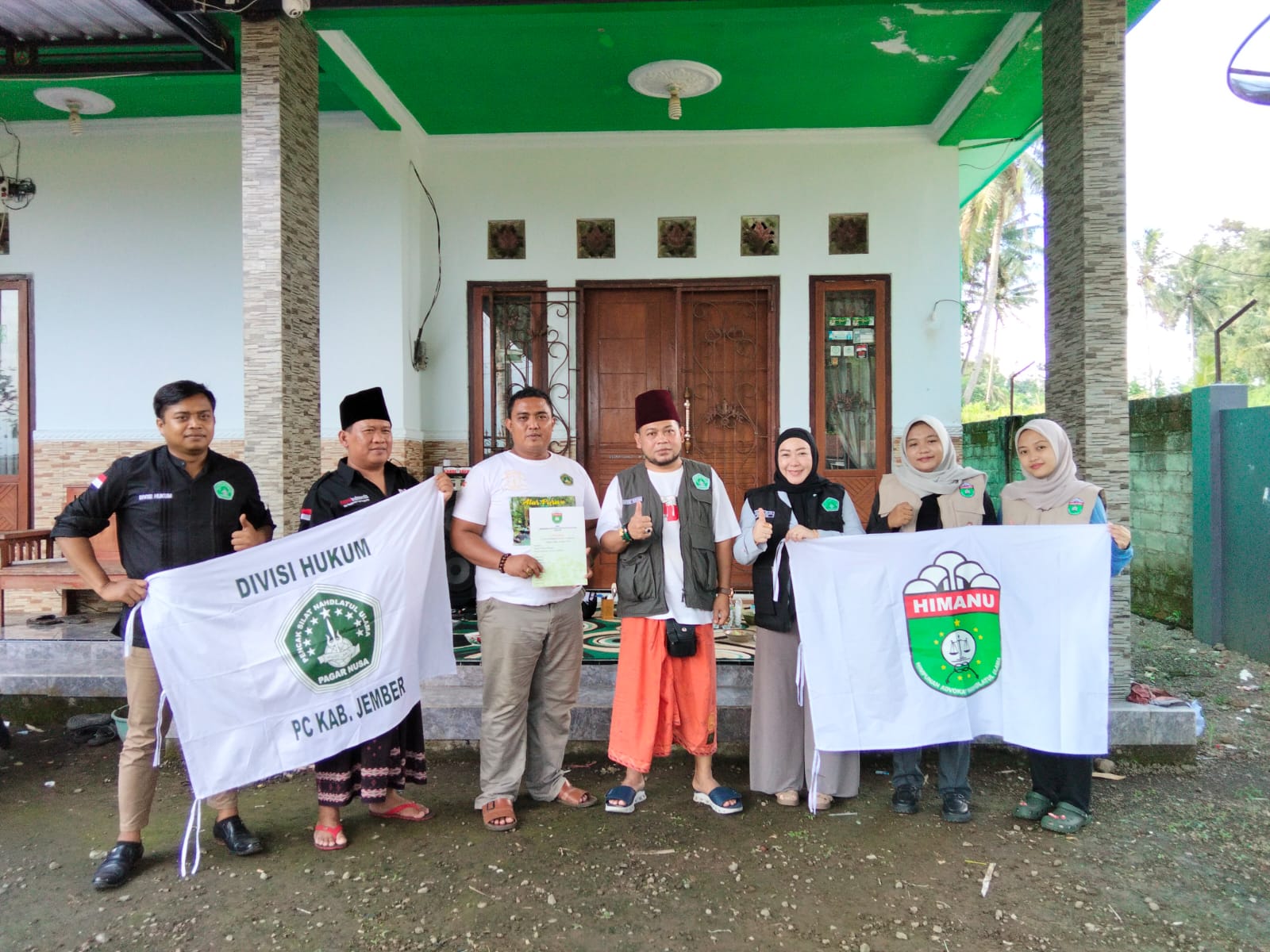 Divisi Hukum Pagar Nusa dan HIMANU Gelar Penyuluhan Hukum di PAC Kalisat, Perkuat Kesadaran Hukum Kader