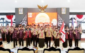 32 Pramuka Garuda Lumajang Diberangkatkan ke Jamnas XII di Cibubur