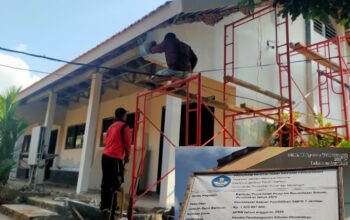 Semen Singa Merah Digunakan di Proyek Rp1,82 Miliar SMPN 7 Jember, Pengawas: Bahan Material Dibeli Sekolah