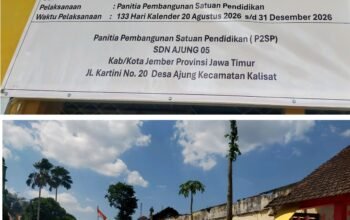 Harga Riil Material di toko Tak Sesuai Perencanaan, Revitalisasi SDN Ajung 05 Rp830 Juta Berpotensi Kesulitan LPJ