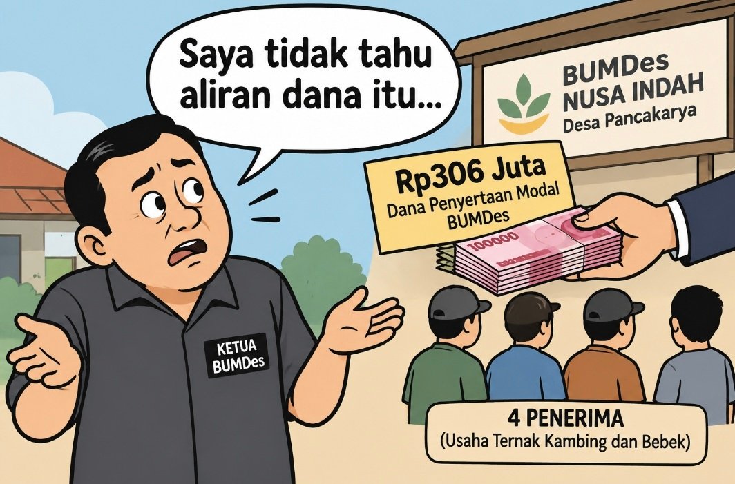 Geger! Ketua BUMDes Pancakarya Mengaku Tak Tahu Aliran Dana Rp306 Juta: Disalurkan Tanpa Sepengetahuannya